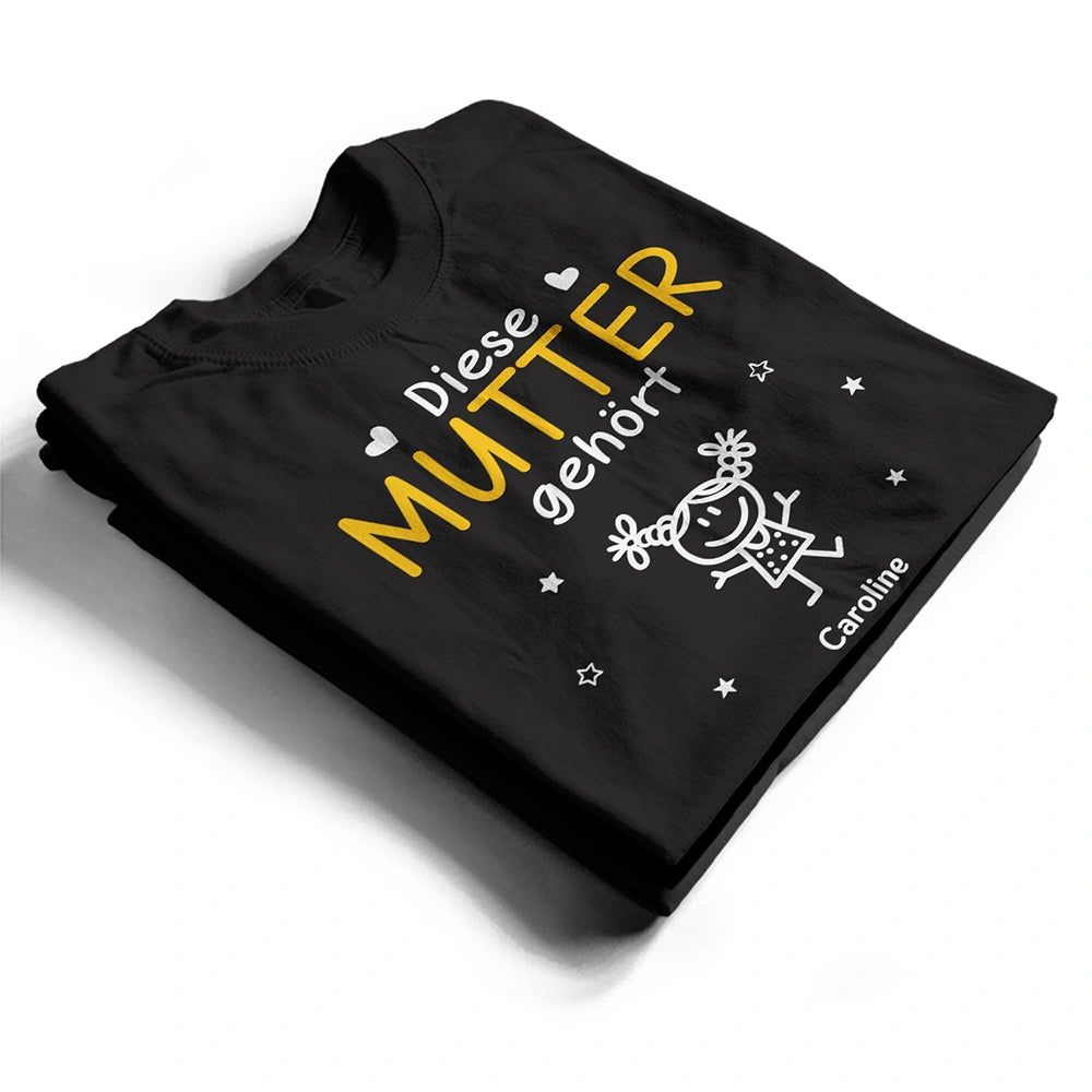 Dieser Großvater Diese Großmutter Dieser Vater Diese Mutter Gehört - Personalisiertes T Shirt