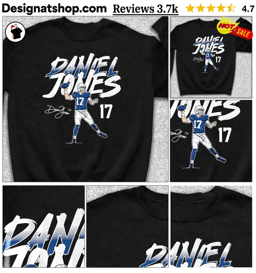 Daniel Jones Name Number Pose Indiana Football shirt