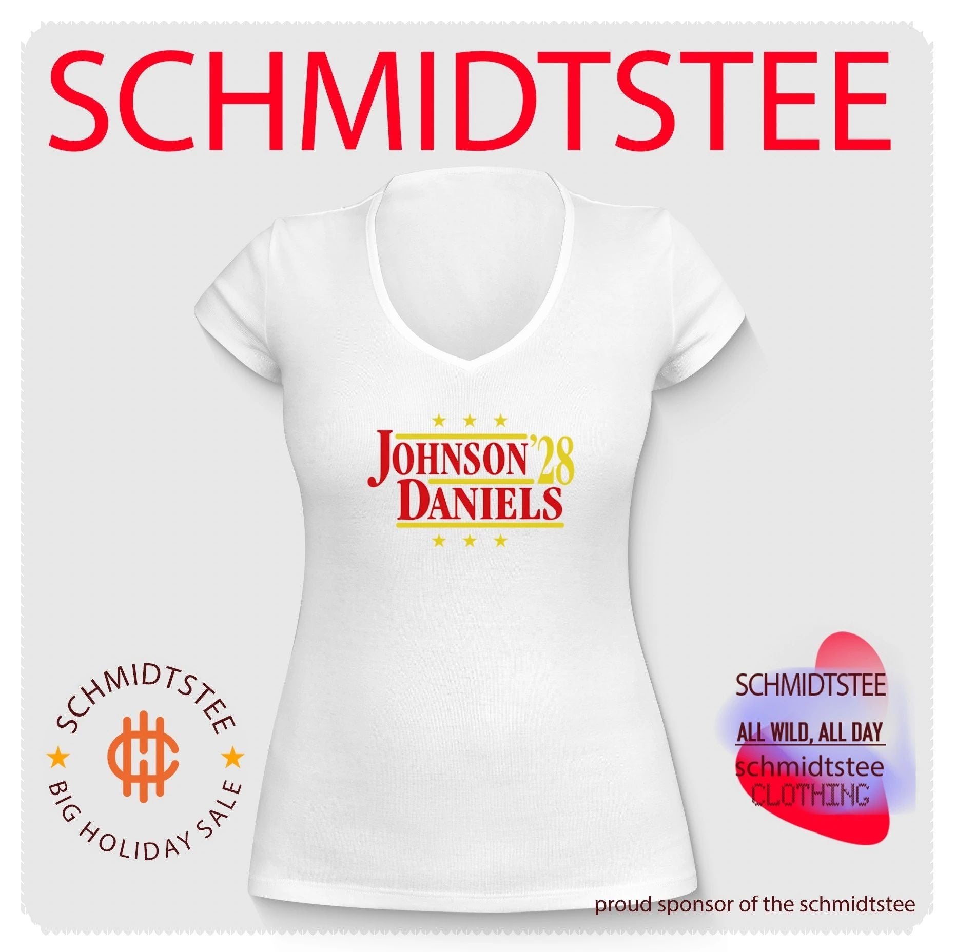 Johnson and Daniels ’28 Atlanta Hawks Campaign shirt