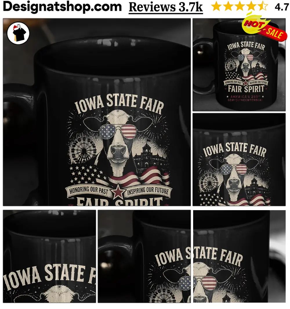 Cow Iowa State Fair honoring our past inspiring our future fair spirit shirt