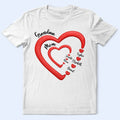 Mom Grandma Sweethearts - Personalized T Shirt