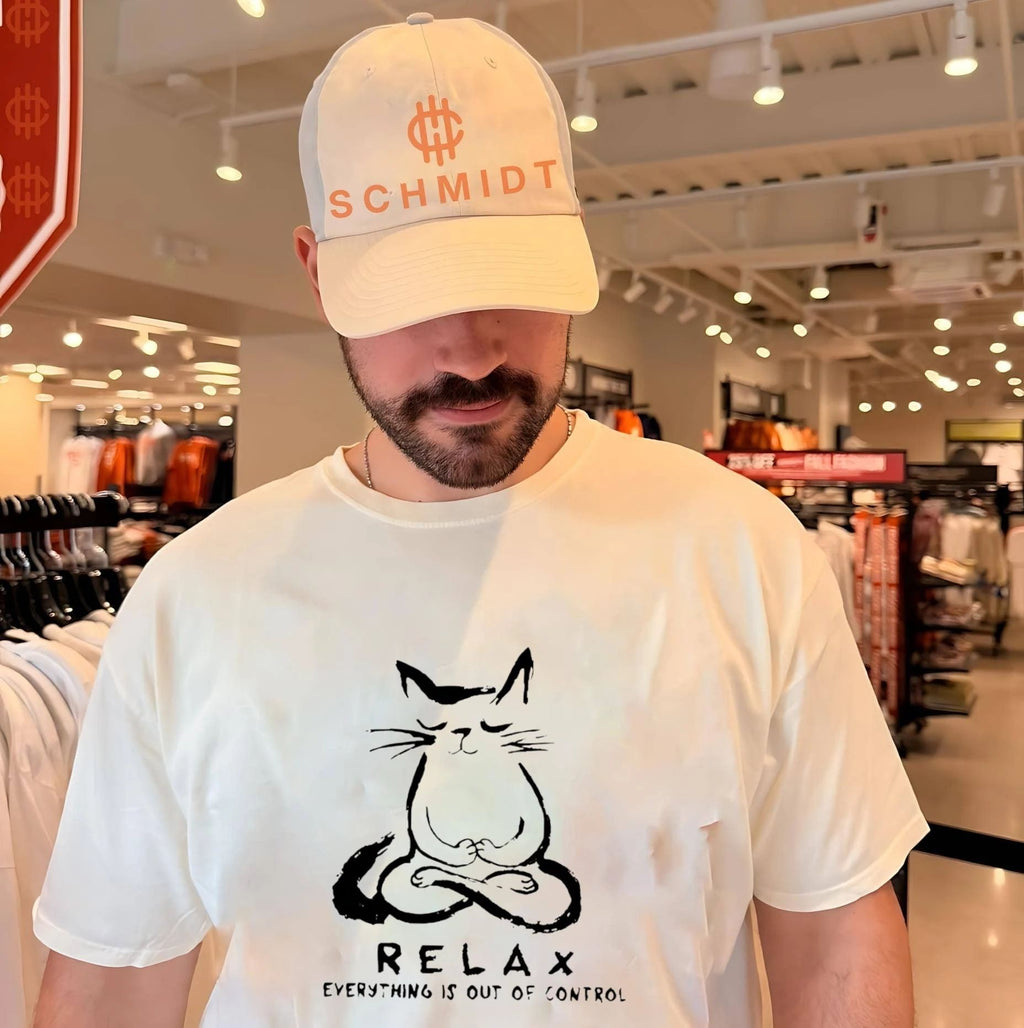 Zen Meditate Cat Relax Everything Is Out of Control shirt