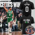 Special 2026 Jayson Tatum Welcome Back Boston Celtics Logo Two Sided Graphic T-Shirt