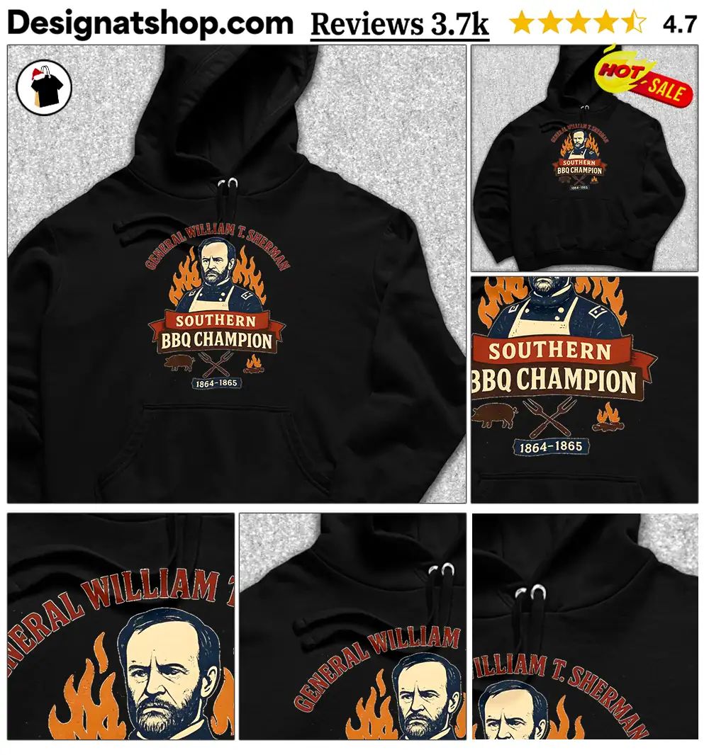 General William T. Sherman Southern BBQ Champion shirt