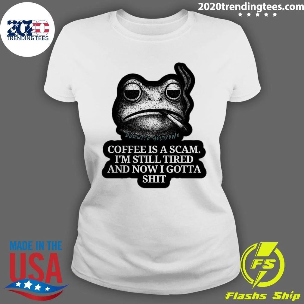 Smoking Frog I Eat Coochie The Same Way A Mf Smokes Newports All The Way Down To The Butt Shirt