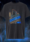 Houston Skyline Space Shuttle Neon Style FIFA 26 World Cup Houston shirt