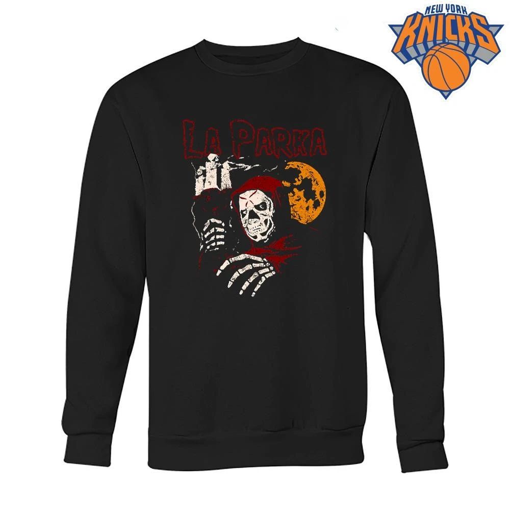 La Parka Grim Reaper Skeleton Mexican Wrestling Vintage Graphic Shirt