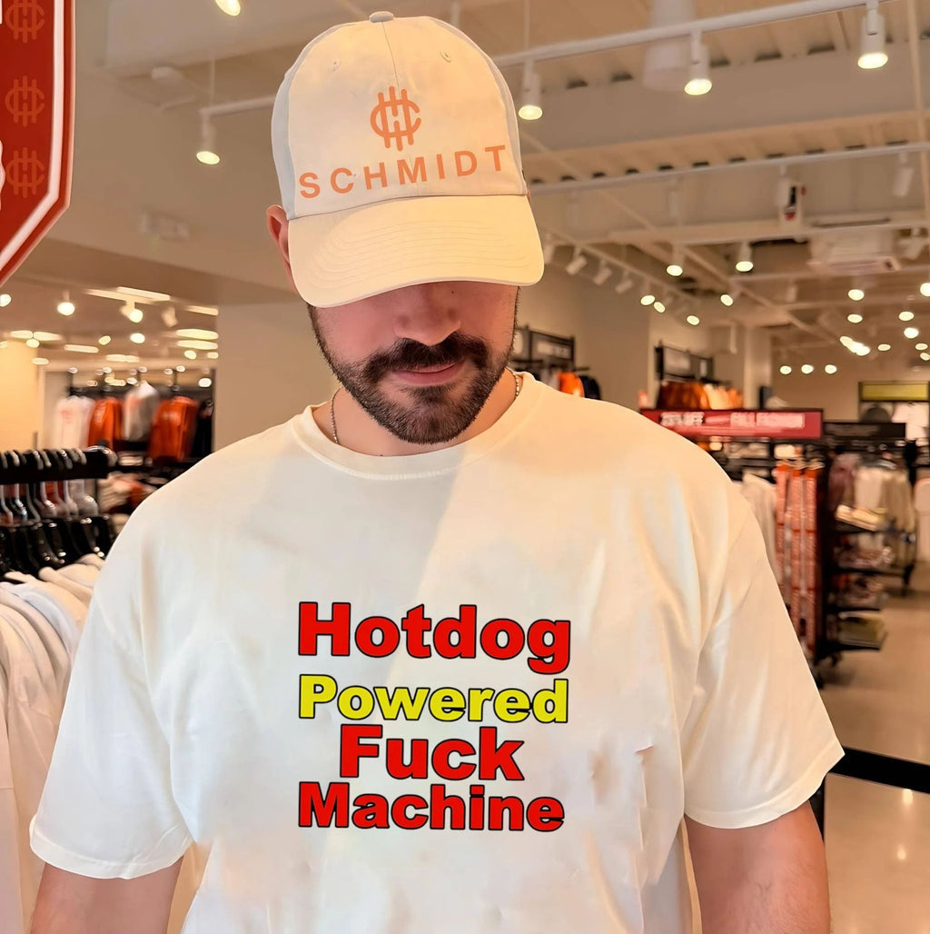 Hotdog Powered Fuck Machine funny humor shirt