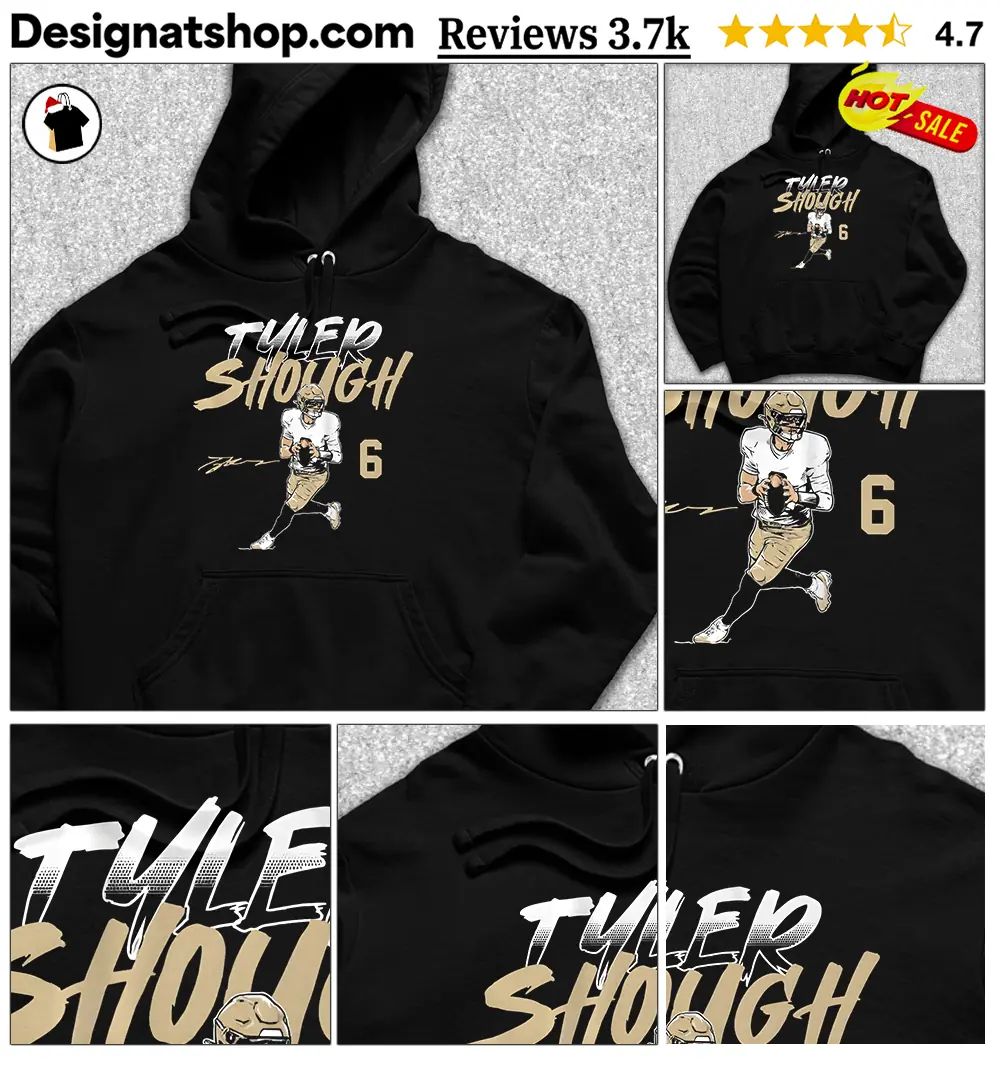 Tyler Shough Name Number Pose New Orleans signature shirt
