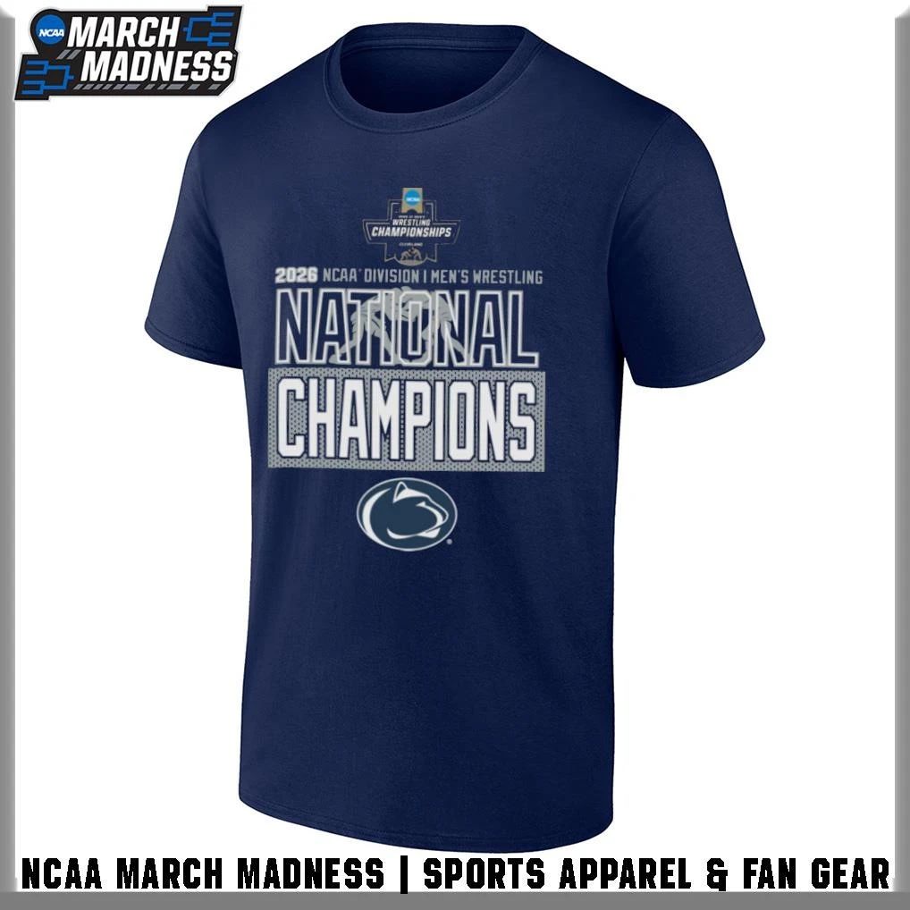 Penn State Nittany Lions 2026 NCAA Men’s Wrestling National Champions T-Shirt