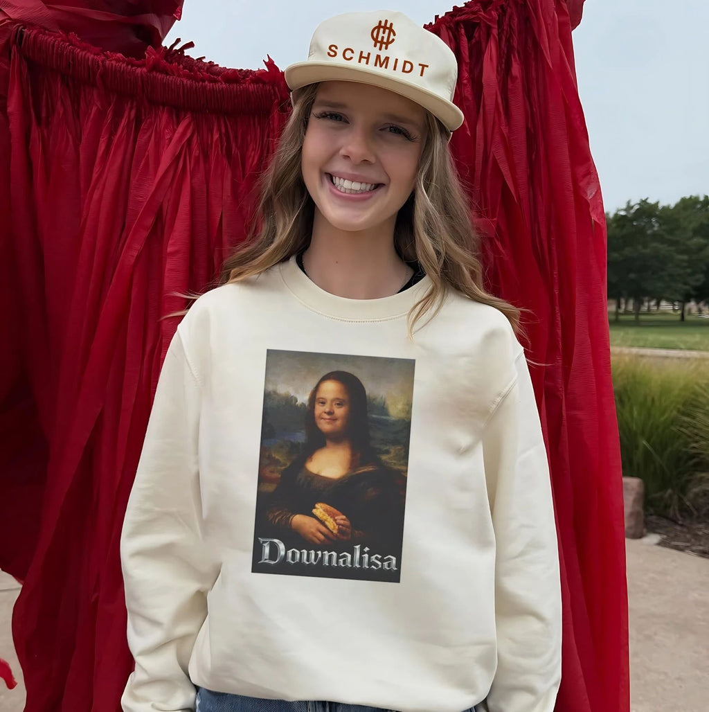 Downalisa Monalisa parody shirt