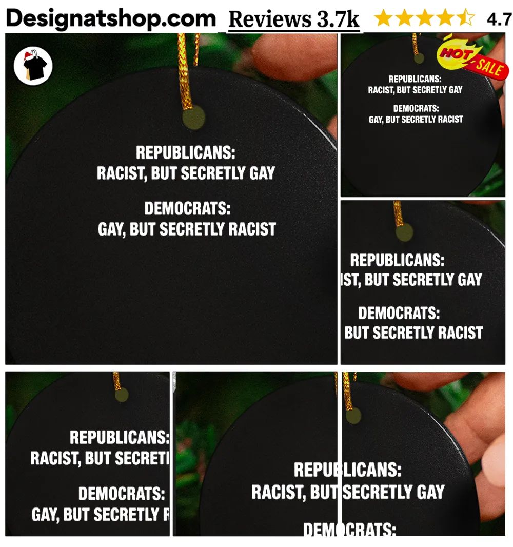 Republicans Racist But Secretly Gay shirt