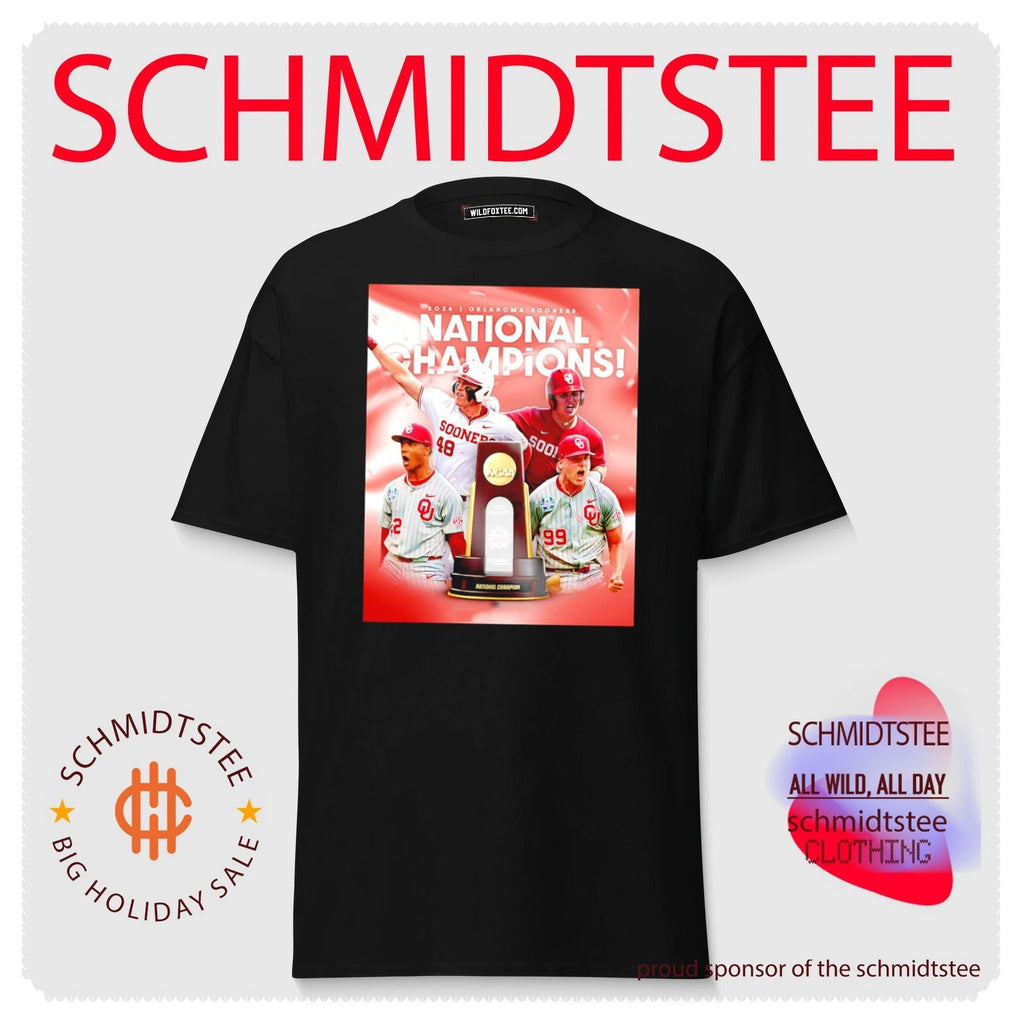 2026 Oklahoma Sooners National Champions poster shirt