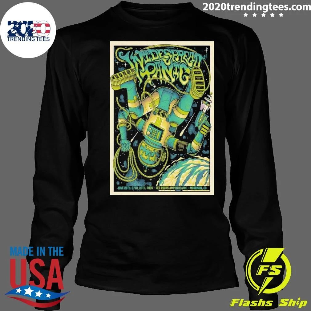 Widespread Panic Red Rocks Shows In Morrison Co On June 26-27 2026 Poster Shirt
