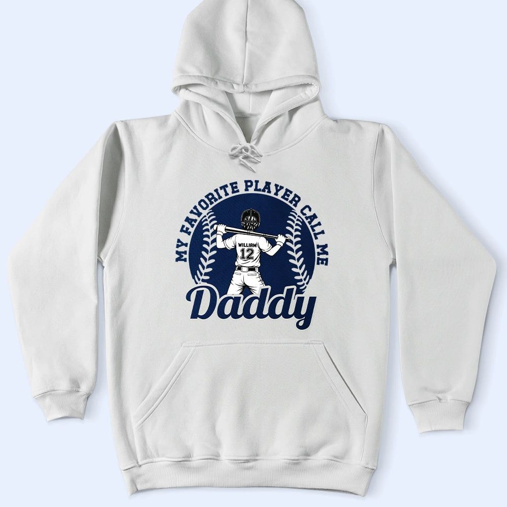Baseball Kid My Favorite Players Call Me Grandpa - Personalized T Shirt