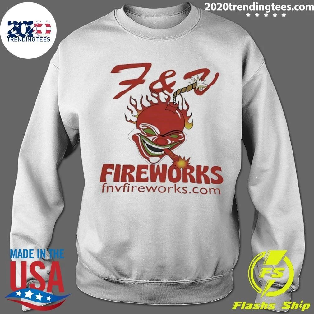 F & V Fireworks Graphic Shirt