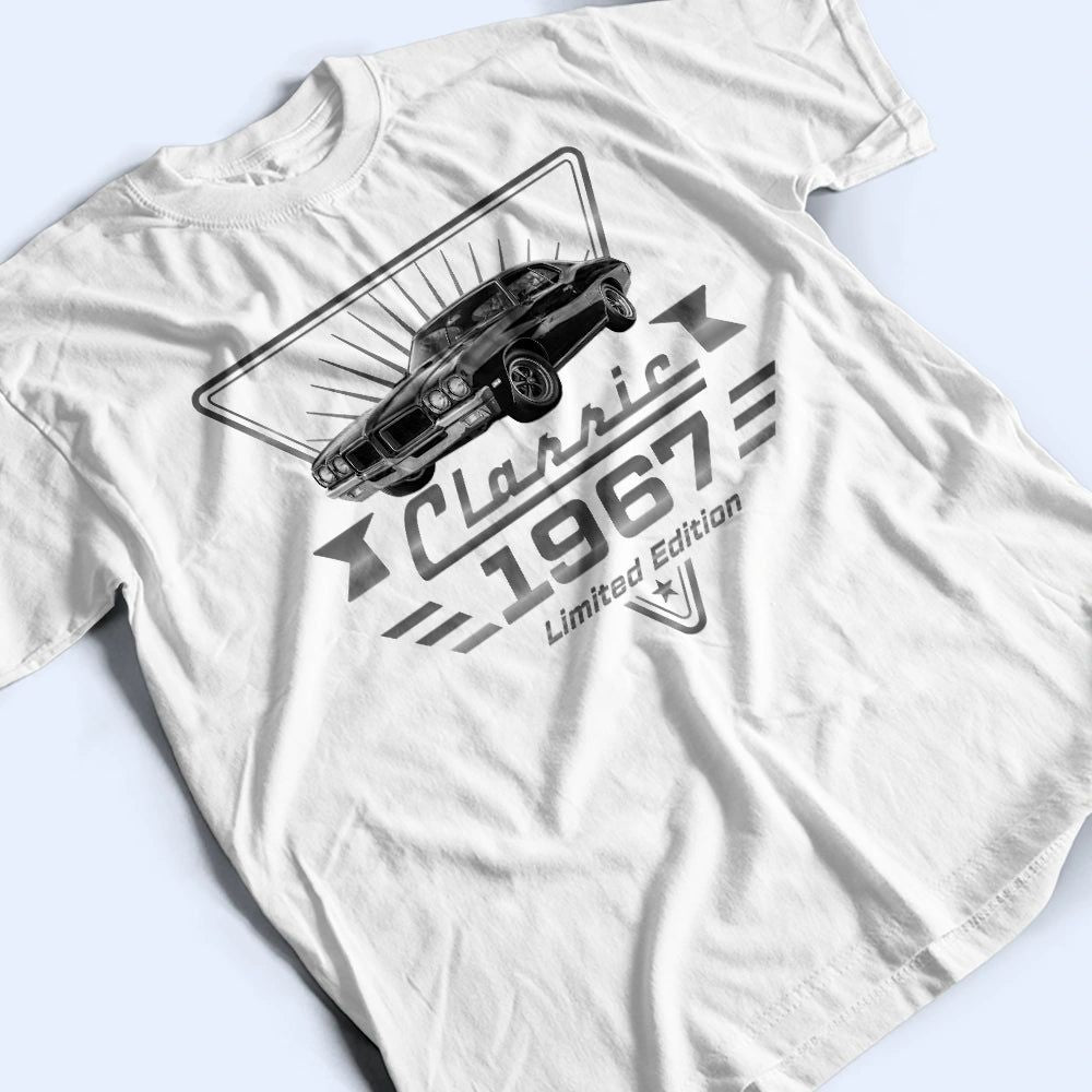 Custom Photo Classic Car Limited Edition - Personalized T Shirt