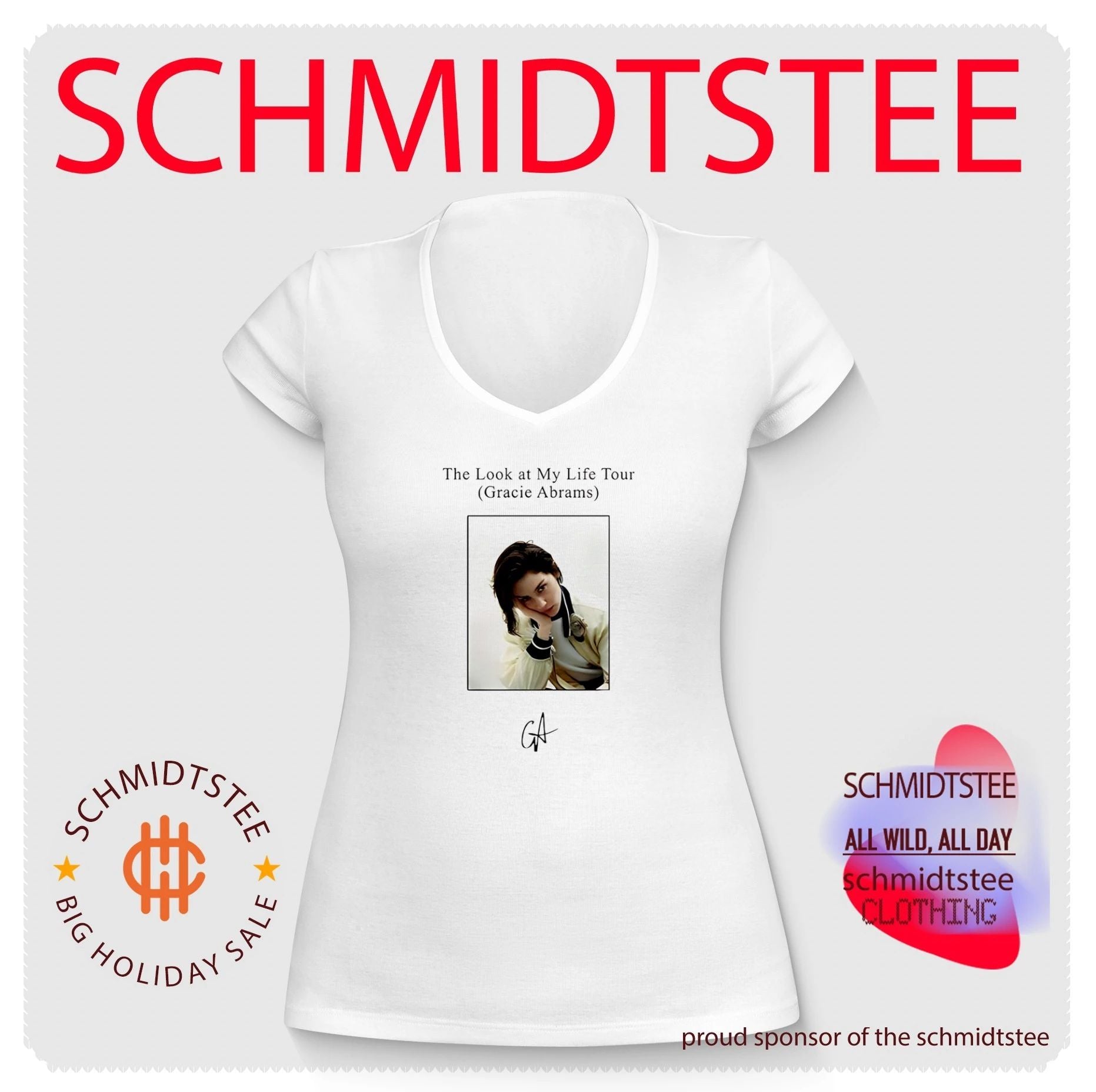 Gracie Abrams The Look at My Life Tour 2026 shirt