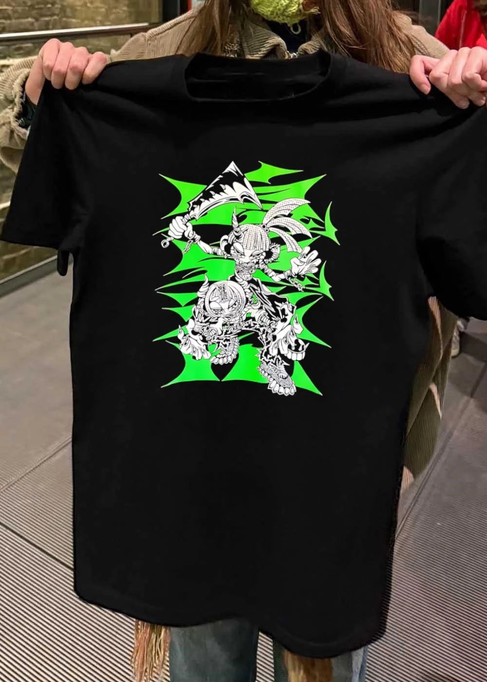 Soul Eater Anime Manga Character With Blade Sharp Green Background Graphic T-Shirt