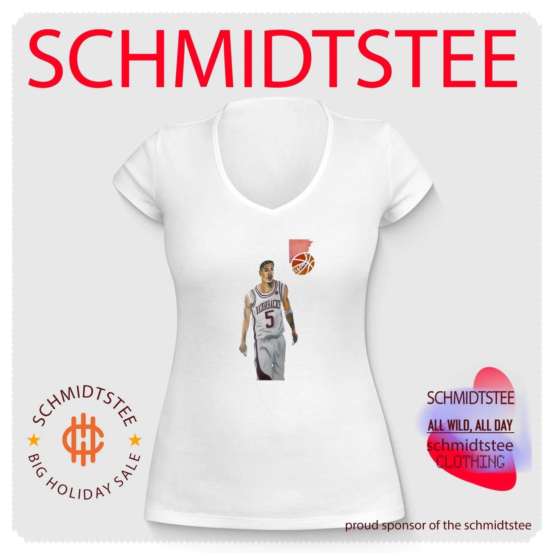 D To The A Arkansas Razorbacks Basketball Player shirt