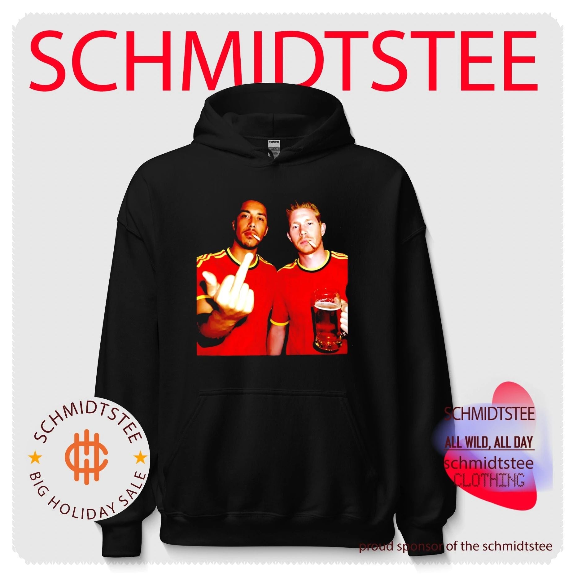 Kevin De Bruyne and Radja Nainggolan Belgium National Team shirt