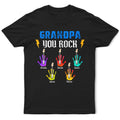 Daddy Grandpa You Rock - Personalized T Shirt