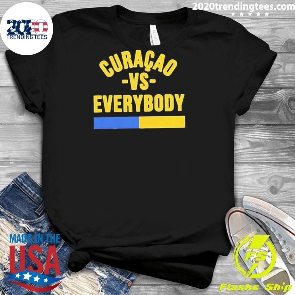 Curaçao Vs Everybody Caribbean Island Pride Shirt