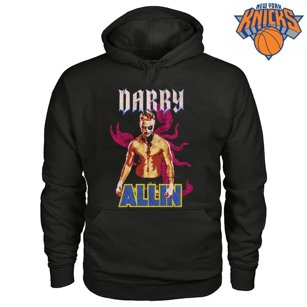Darby Allin AEW Half Face Paint Pink Scorpion Shirt