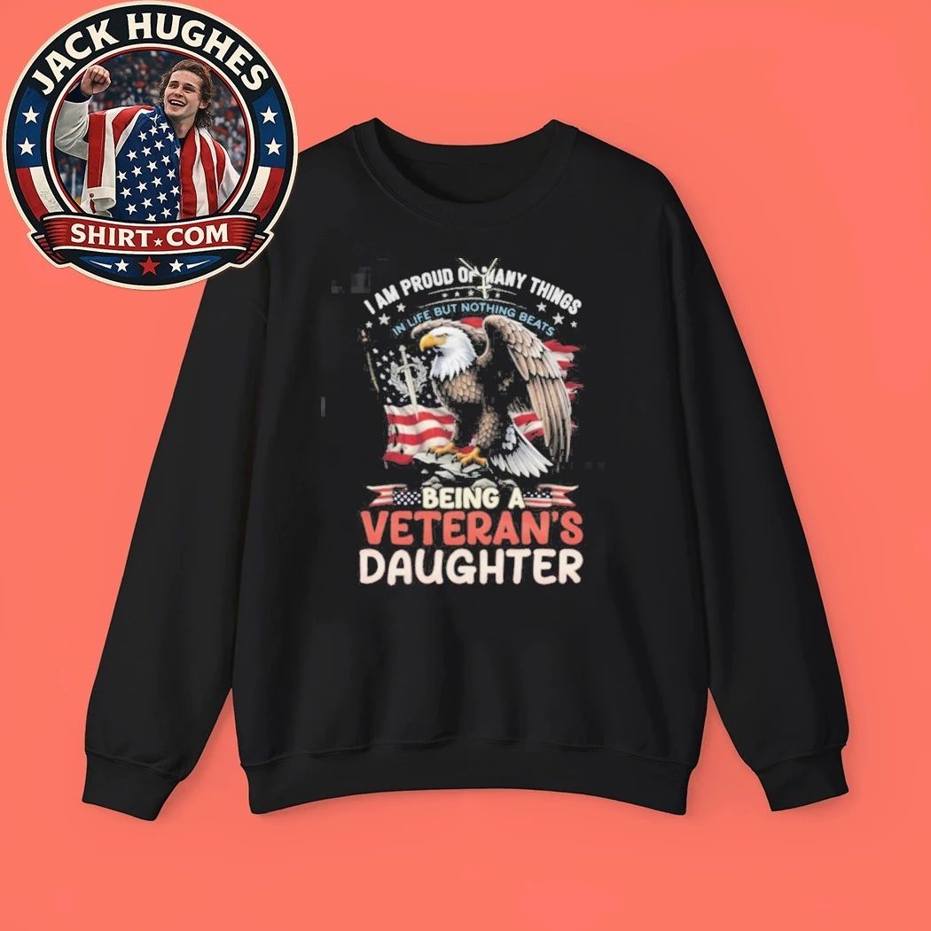 Proud Veteran #8217 S Daughter American Flag Eagle Shirt