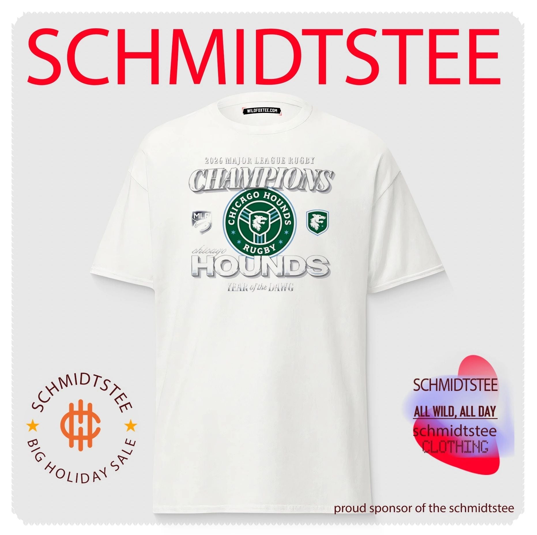 Chicago Hounds 2026 MLR Champions shirt