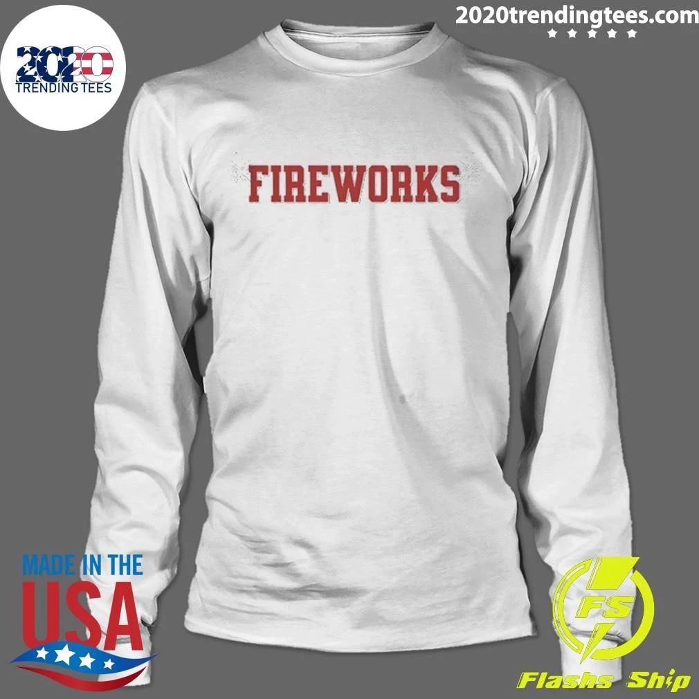 Fireworks America 250 Years 4th Of July Shirt