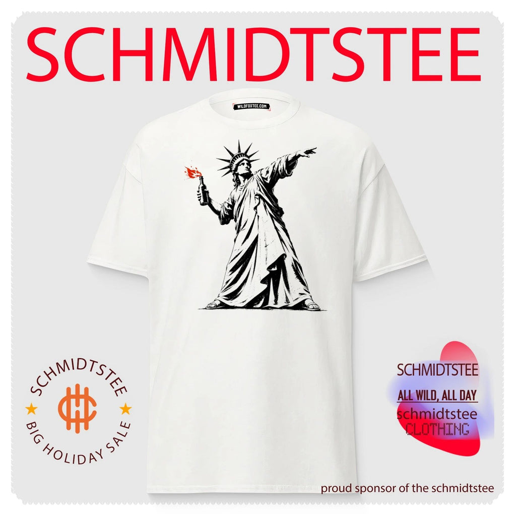 Liberty Unleashed Statue of Liberty Molotov Cocktail shirt