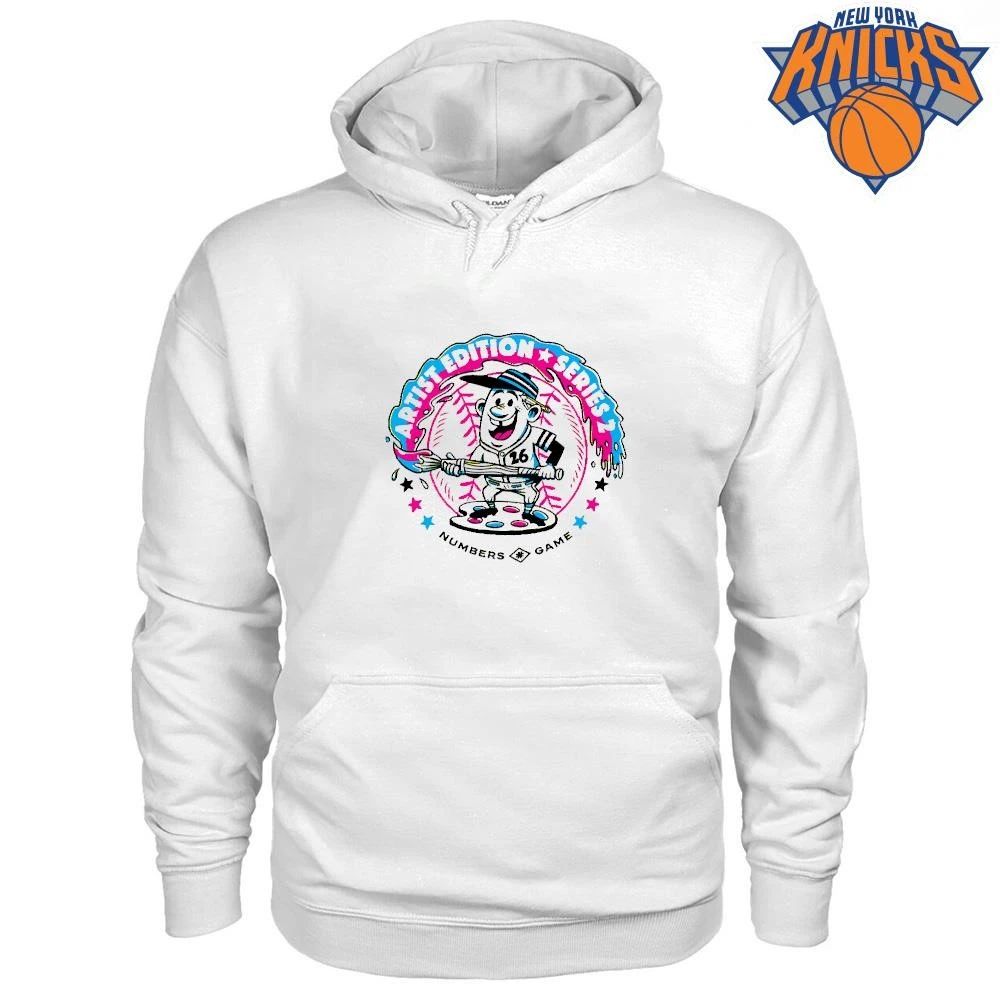 Retro Artist Edition Series 2 Numbers Game 26 Cartoon Baseball Paint Palette Mascot Shirt