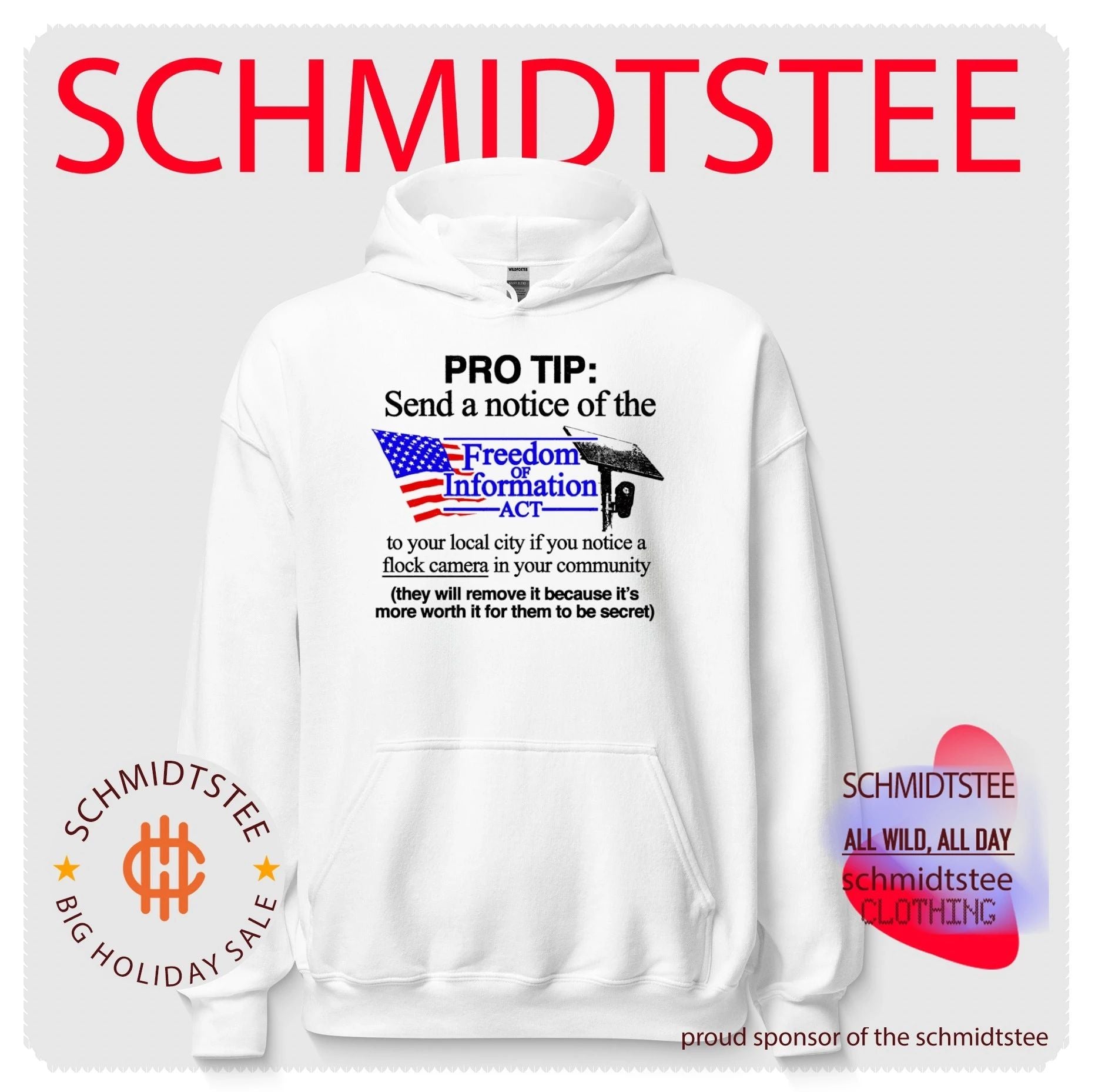 Pro Tip – Send a Freedom of Information Act Notice for Flock Cameras shirt