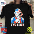George Washington Flag Bandana Sunglasses Patriotic Two Fiddy Shirt