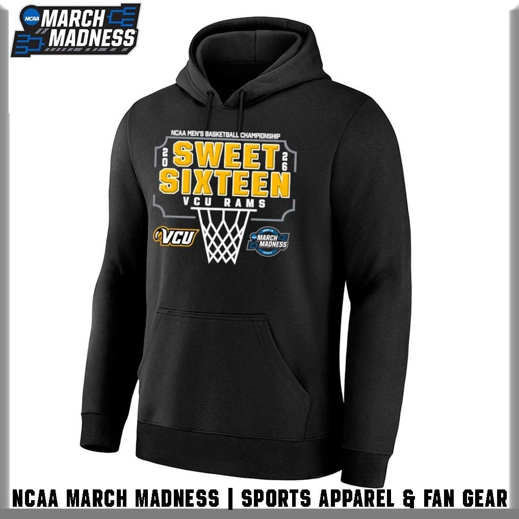 VCU Rams 2026 NCAA Men’s Basketball Tournament March Madness Sweet Sixteen T-Shirt