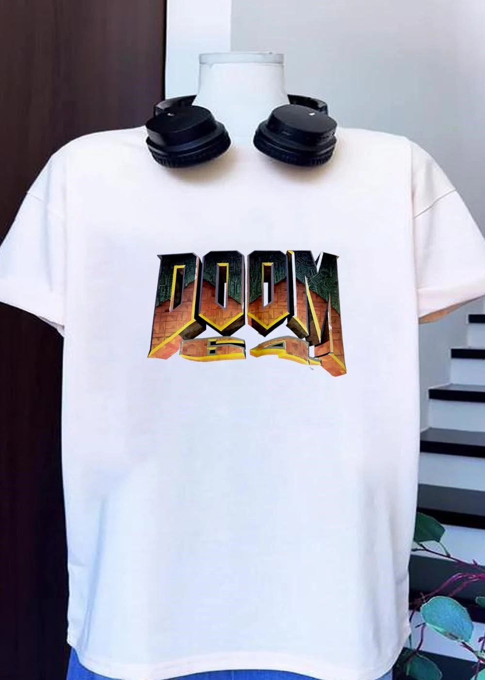 Doom Logo Classic Gaming T-Shirt