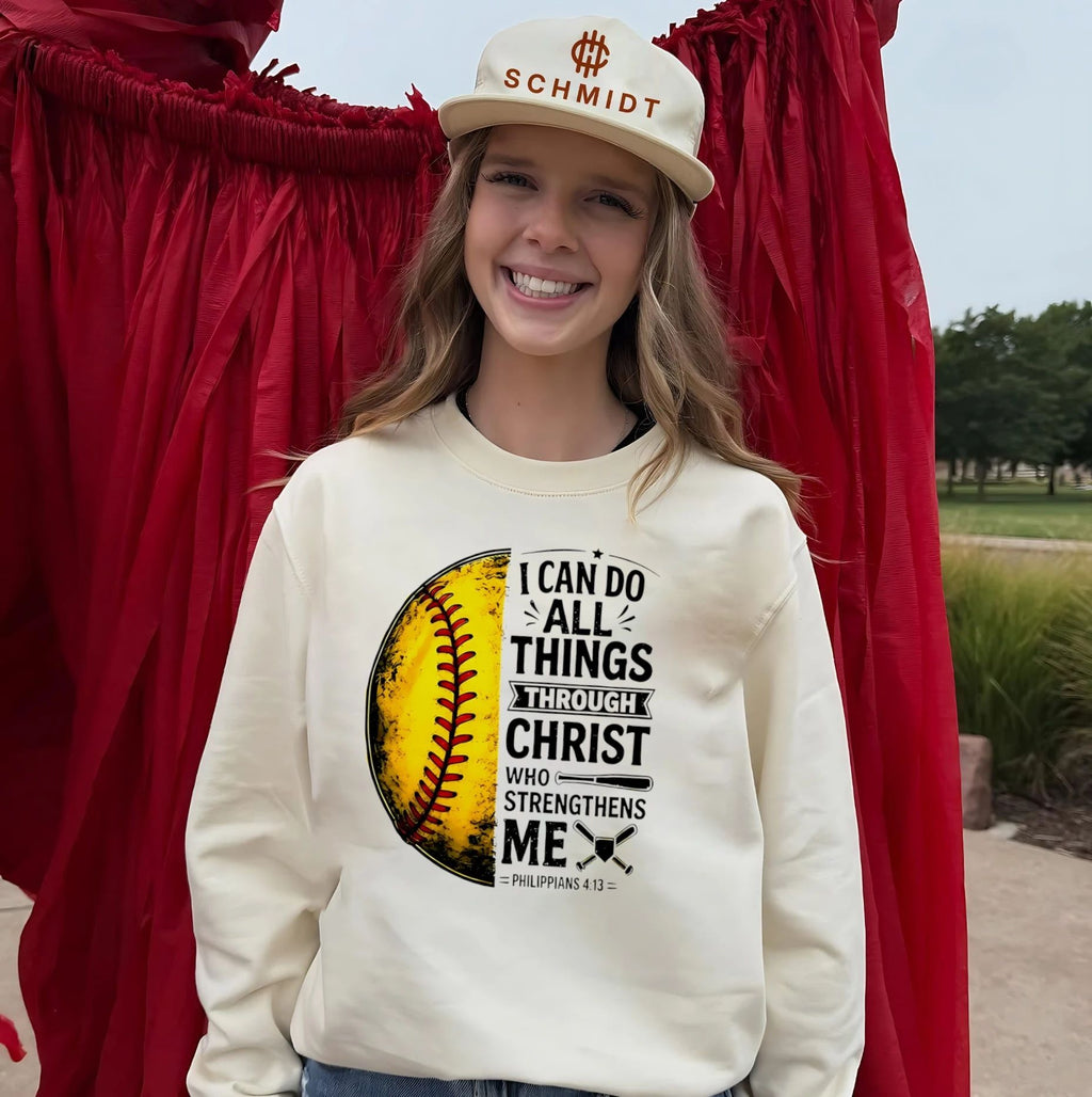 Baseball I Can Do All Things Through Christ Shirt