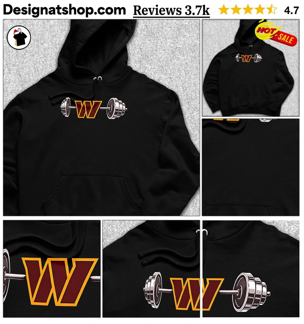 Commanders Barbell Washington Football Weightlifting Spirit Of True Champions Shirt
