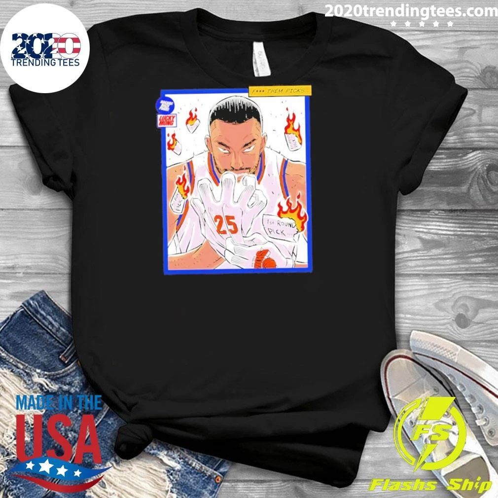 Knicks Mikal Bridges Fuck Them 1st Round Picks Comic Shirt