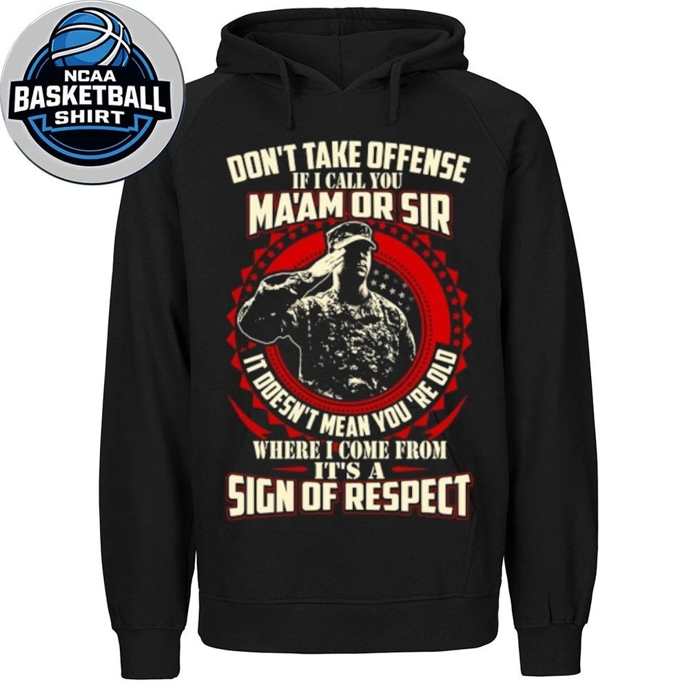 Sign Of Respect Maam Or Sir Military Saluting Soldier Shirt