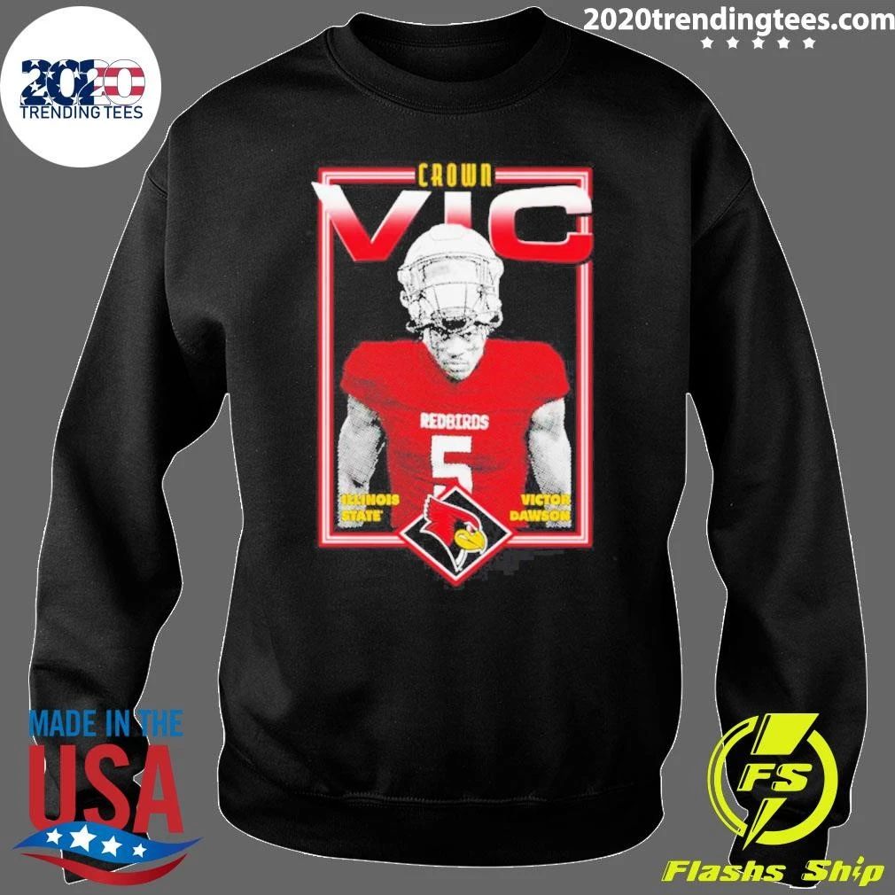 Victor Dawson Crown Vic Illinois State Redbirds Shirt