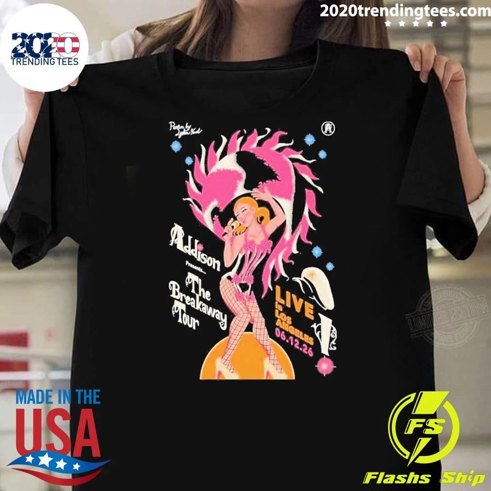 Addison Rae The Breakaway Tour 2026 Poster Shirt