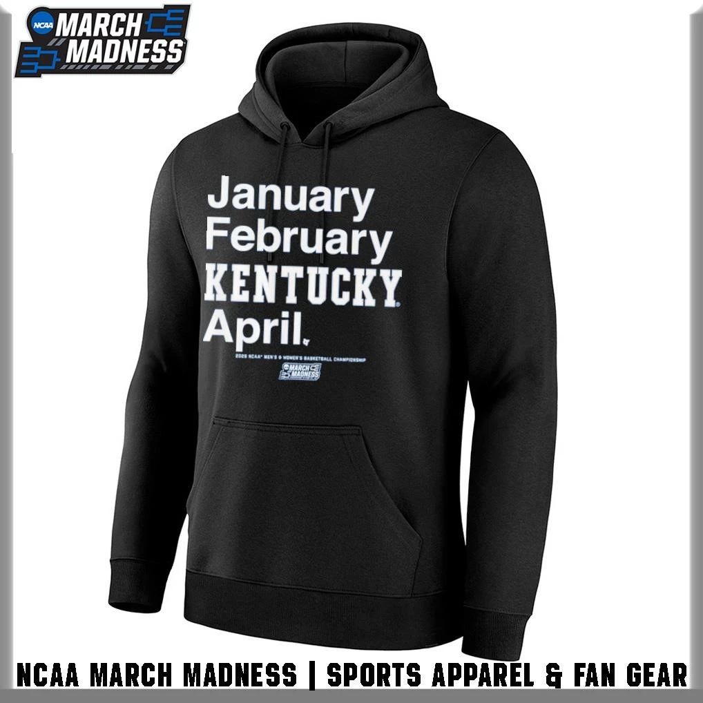 Kentucky Wildcats MBB and WBB 2026 March Madness Month January February April T-Shirt