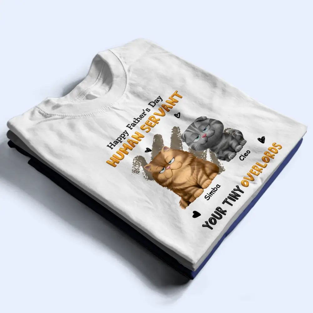 3D Effect Human Servant Your Tiny Overlord - Personalized T Shirt