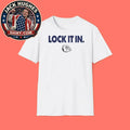 Lock It In Gonzaga Bulldogs Shirt – Gonzaga Basketball Fan Graphic T-Shirt
