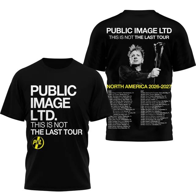 Public Image Ltd This Is Not The Last Tour 2026-2027 T-Shirt