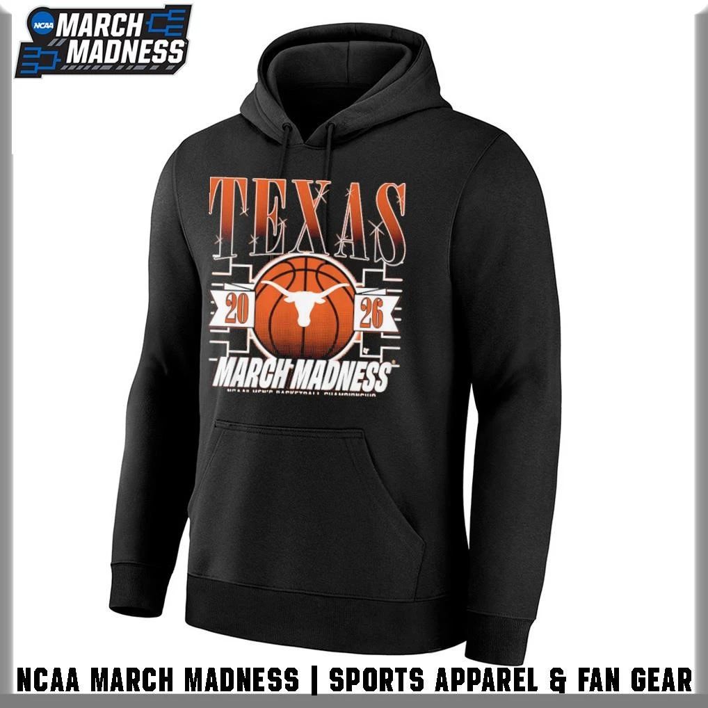 Texas Longhorns Men’s Basketball 2026 NCAA Division I Championship March Madness Bound T-Shirt