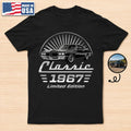 Custom Photo Classic Car Limited Edition - Personalized T Shirt