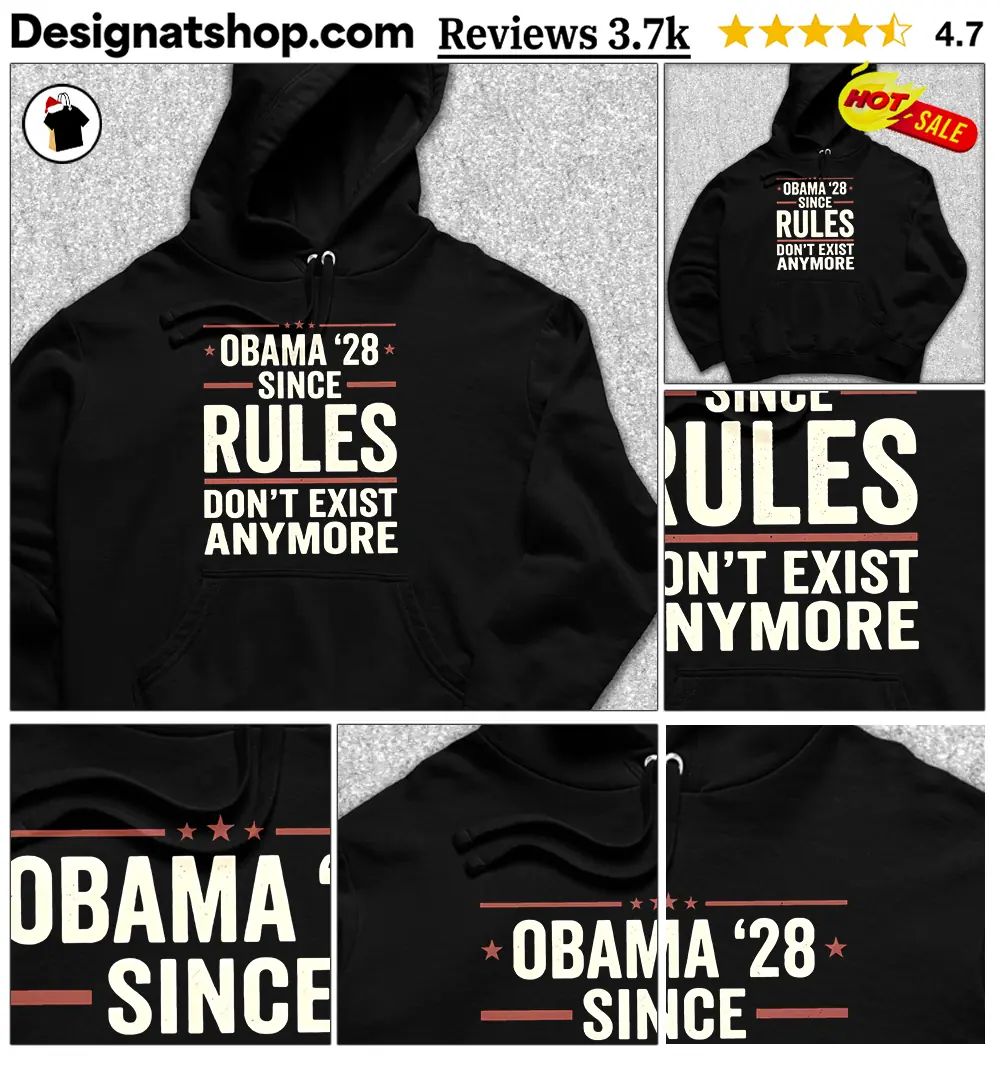 Barack Obama Apparel Obama ’28 Since Rules Don’t Exist Anymore Cotton Shirt